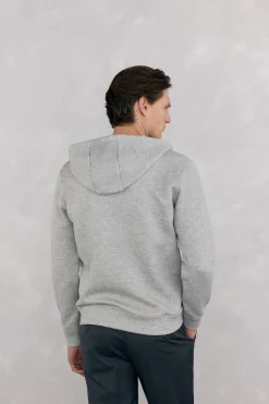Pedro del Hierro Sudadera con capucha tejido técnico Gris Best