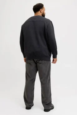 Jack & Jones PLUS Sudadera con capucha y logo negro