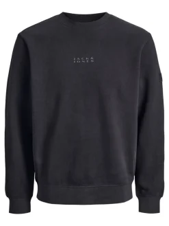 Jack & Jones PLUS Sudadera con capucha y logo negro