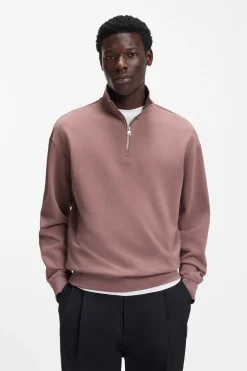 HUGO Sudadera con cremallera Marr&oacute;n Clearance