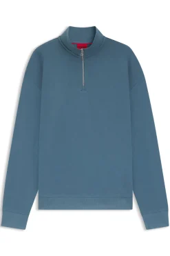 HUGO Sudadera con cremallera Azul Clearance