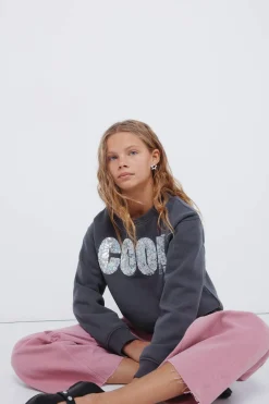 Springfield Kids Sudadera "cool" niña gris New