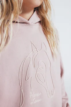 Springfield Kids Sudadera cordón caballo niña rosa Best