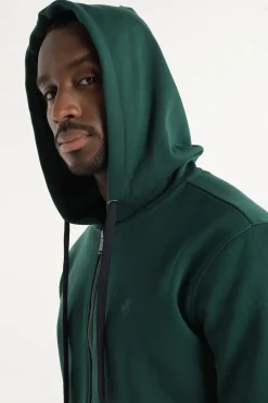 Lois Sudadera Cremallera verde Discount