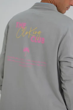 Cloking Sudadera Cremallera Club Gris Clearance