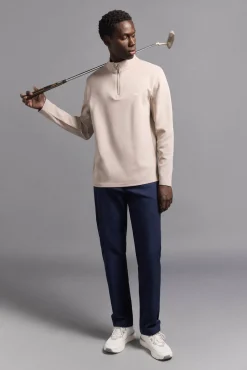 Pedro del Hierro Sudadera cremallera golf Marr&oacute;n Sale