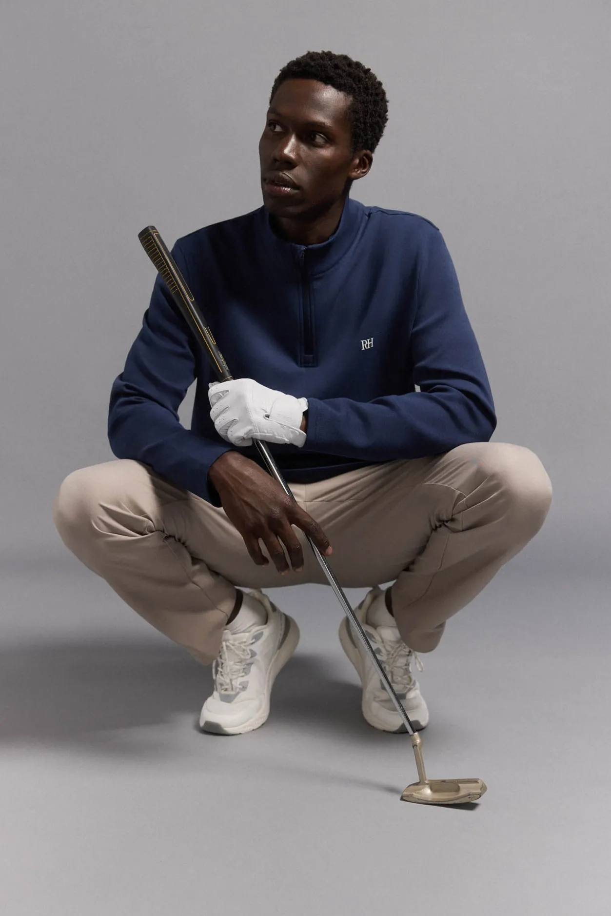 Pedro del Hierro Sudadera cremallera golf Azul Clearance