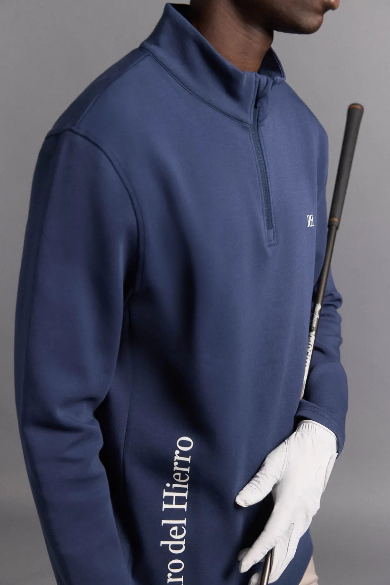 Pedro del Hierro Sudadera cremallera golf Azul Clearance