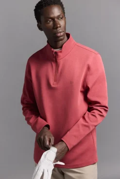 Pedro del Hierro Sudadera cremallera golf Rojo Discount