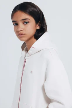 Springfield Kids Sudadera cremallera niña blanco Outlet