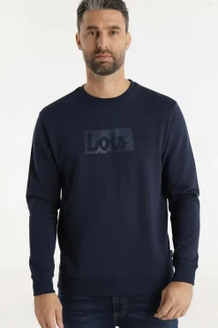Lois Sudadera Cuello Caja azul Discount