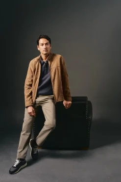 OOTO Sudadera cuello cremallera Azul marino Outlet