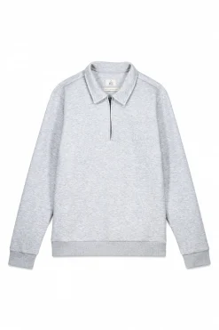 OOTO Sudadera cuello cremallera Gris Sale