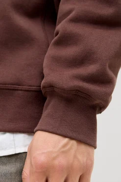 Jack & Jones Sudadera cuello cremallera burdeos Clearance