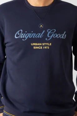 Privata Sudadera cuello redondo Azul oscuro