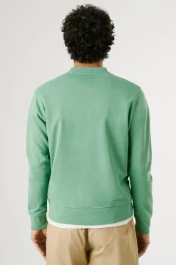 Pepe Jeans Sudadera de cuello redondo con logo y estampado. verde Online