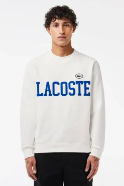 Lacoste Sudadera de felpa polar Blanco Online