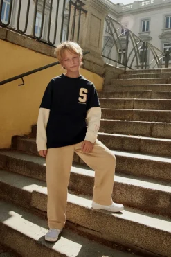 Springfield Kids Sudadera doble capa niño azul New