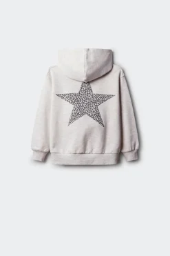 Springfield Kids Sudadera estrella niña espalda gris Best