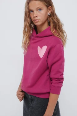 Springfield Kids Sudadera GOOD MOOD niña rosa Outlet