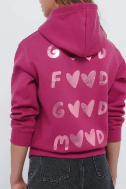 Springfield Kids Sudadera GOOD MOOD niña rosa Outlet