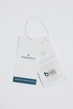 Springfield Sudadera gráfica ciudad beige