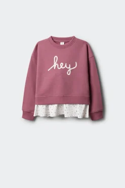 Springfield Kids Sudadera "hey" niña. rosa Online