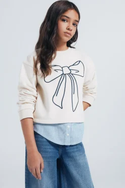 Springfield Kids Sudadera Lazo niña estampado Clearance