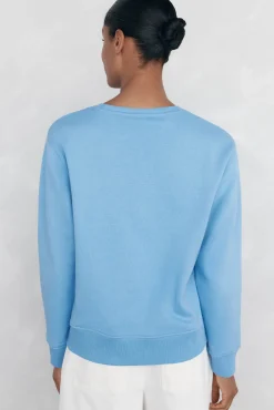 Pedro del Hierro Sudadera lisa algodón Azul Hot