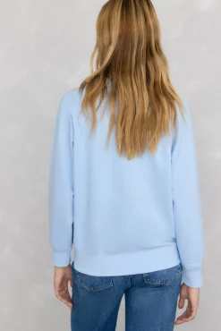 Pedro del Hierro Sudadera logo bordado Azul Clearance