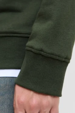 Jack & Jones Sudadera logo con capucha verde Outlet