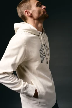 OOTO Sudadera logo con capucha Marfil Online
