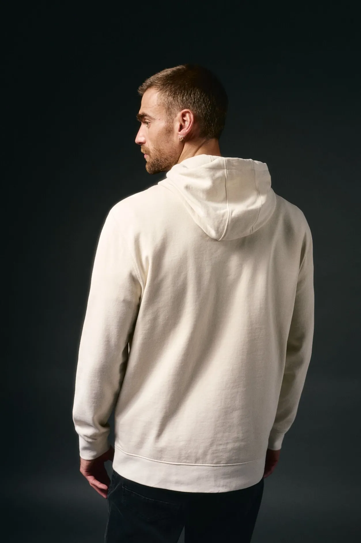 OOTO Sudadera logo con capucha Marfil Online