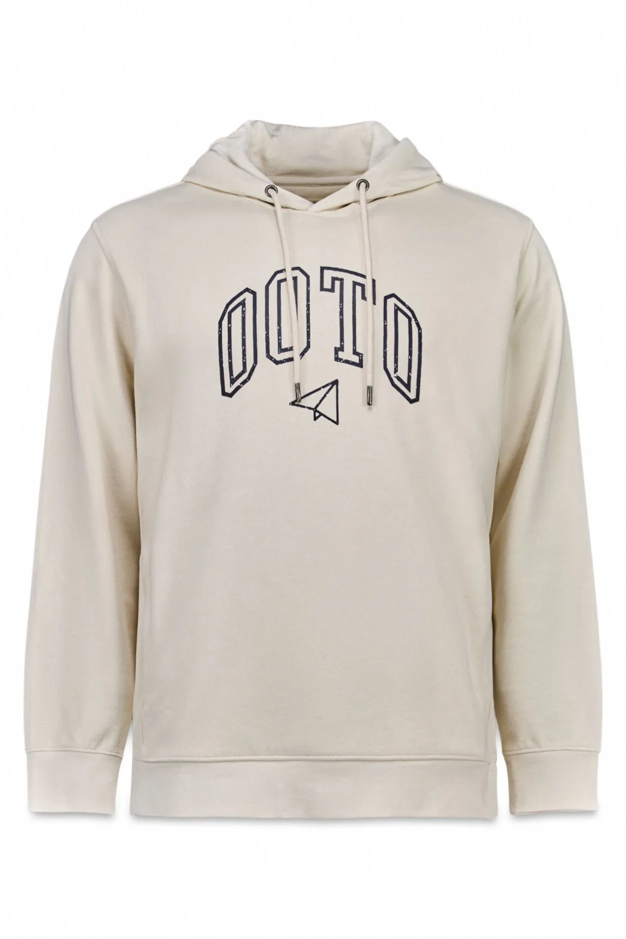 OOTO Sudadera logo con capucha Marfil Online