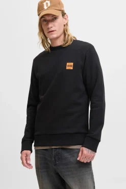 Jack & Jones Sudadera logo contraste negro Hot
