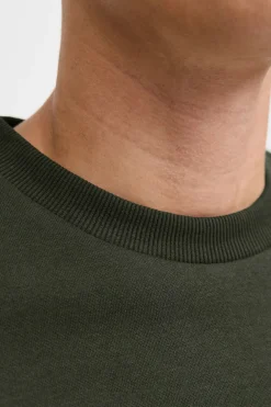 Jack & Jones Sudadera logo contraste verde Clearance