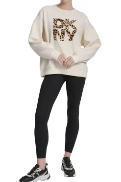 DKNY Sudadera logo beige New