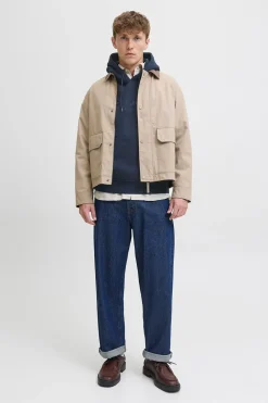 Jack & Jones Sudadera logo frontal Azul marino