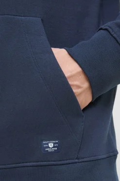 Jack & Jones Sudadera logo frontal Azul marino