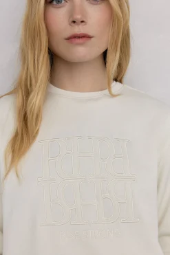 Pedro del Hierro Sudadera logo pdh Crudo Sale