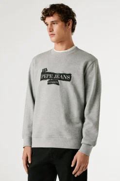Pepe Jeans Sudadera manga larga gris New