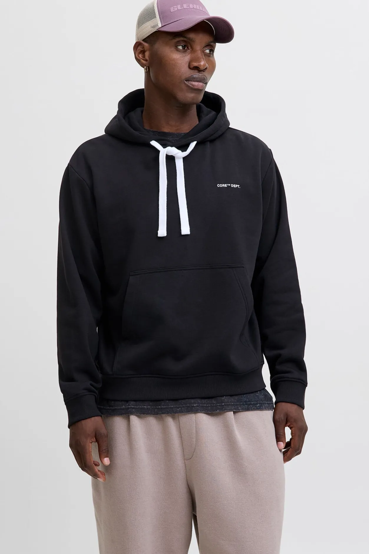 Jack & Jones Sudadera minimalista negro