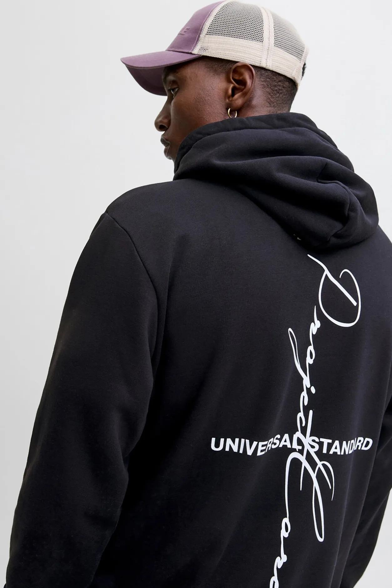 Jack & Jones Sudadera minimalista negro