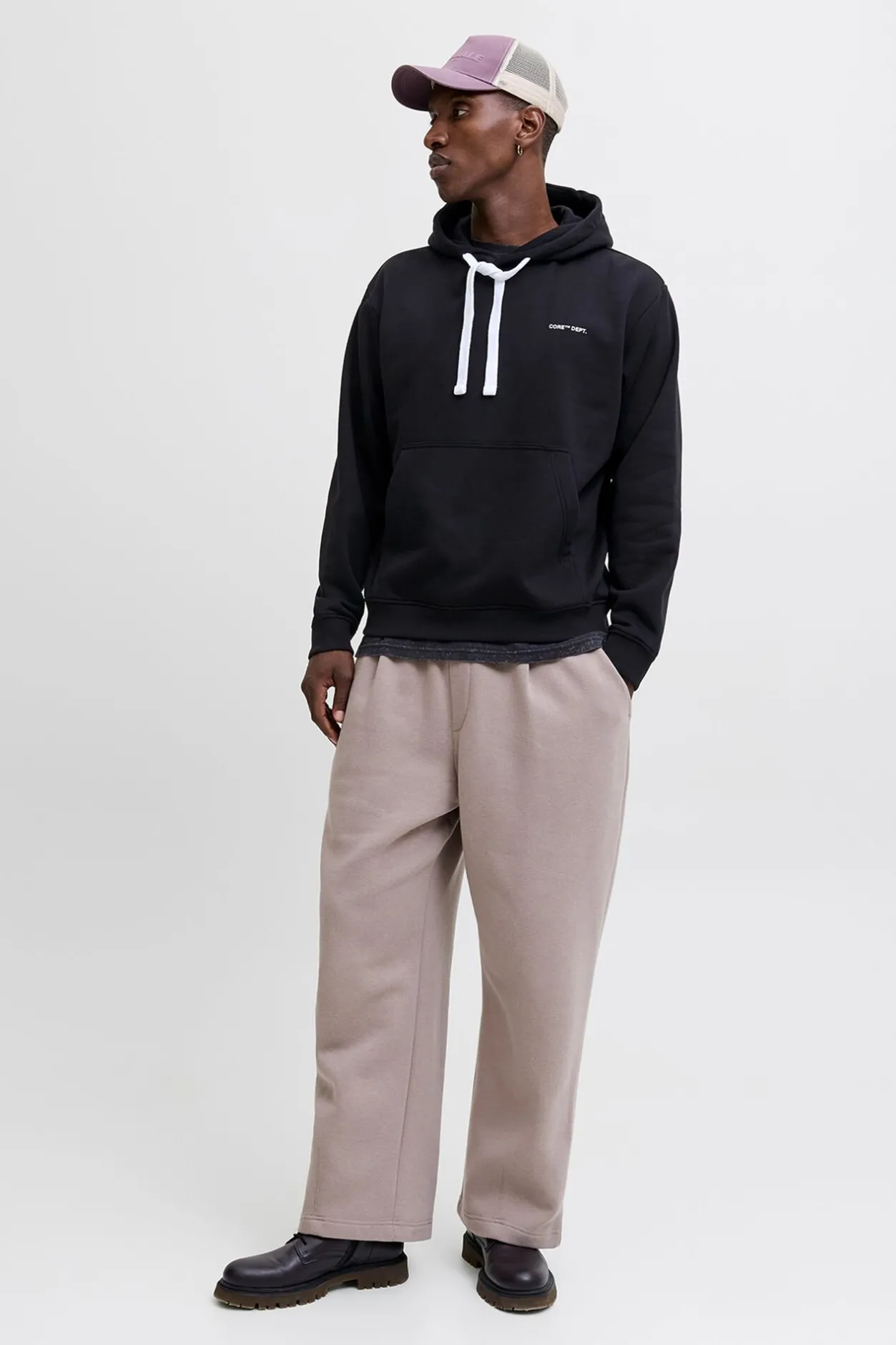 Jack & Jones Sudadera minimalista negro