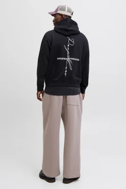 Jack & Jones Sudadera minimalista negro