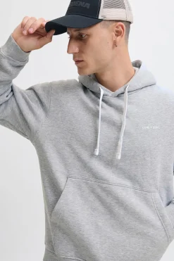 Jack & Jones Sudadera minimalista gris Best