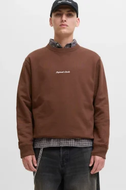 Jack & Jones Sudadera original studio marr&oacute;n Clearance