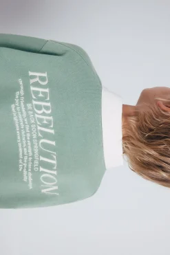 Springfield Kids Sudadera polera niño verde Hot