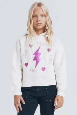 Springfield Kids Sudadera rayo niña. blanco Sale