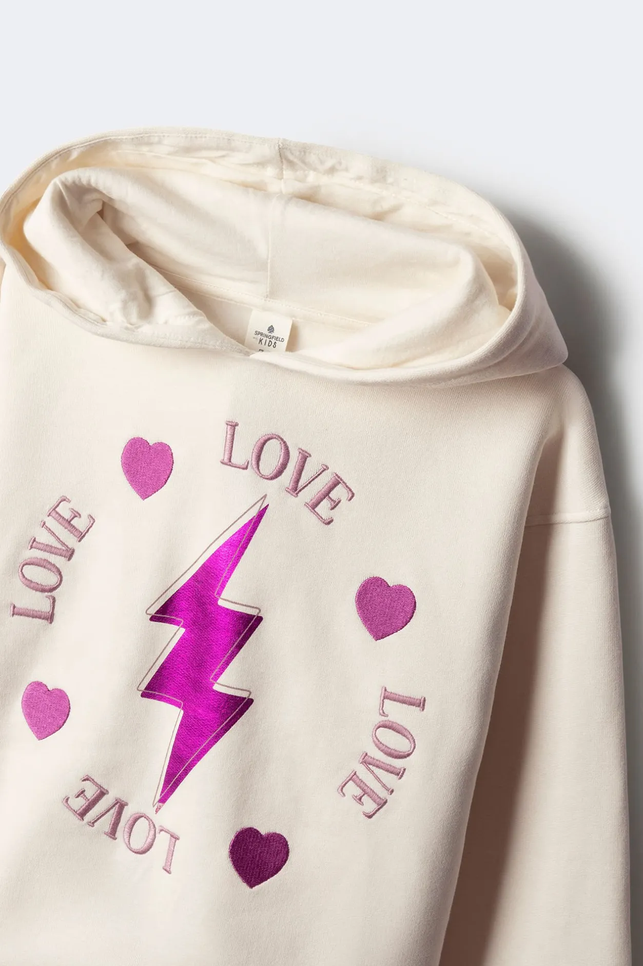 Springfield Kids Sudadera rayo niña. blanco Sale